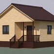 Проект каркасного дома 6х6 с верандой-крыльцом - Дачное строительство | Окна, балконы, лоджии