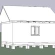 Проект каркасного дома 6х6 с верандой-крыльцом - Дачное строительство | Окна, балконы, лоджии