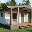 Каркасный дом 6х6 с верандой - Дачное строительство | Окна, балконы, лоджии