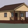 Проект каркасного дома 6х6 с верандой 2х6 - Дачное строительство | Окна, балконы, лоджии