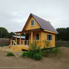 Каркасный дом 4х5 с мансардой - Дачное строительство | Окна, балконы, лоджии