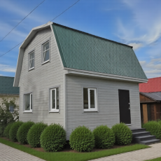 Каркасный дом 6х6 с мансардой - Дачное строительство | Окна, балконы, лоджии