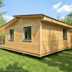 Каркасный дом 6х8 с верандой - Дачное строительство | Окна, балконы, лоджии