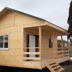 Каркасный дом 4х6 - Дачное строительство | Окна, балконы, лоджии