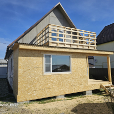 Пристрой каркасный 2.5 х 7.6 с балконом - Дачное строительство | Окна, балконы, лоджии