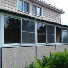 Раздвижное остекление для веранды - Дачное строительство | Окна, балконы, лоджии