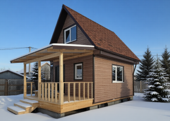 Каркасный дом 4х5 с мансардой - Дачное строительство | Окна, балконы, лоджии