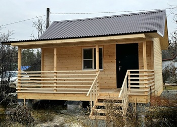 Каркасный дом 4х6 с верандой 2х6  - Дачное строительство | Окна, балконы, лоджии