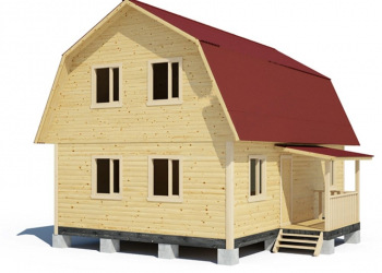 Проект двухэтажного каркасного дома 6х9 - Дачное строительство | Окна, балконы, лоджии