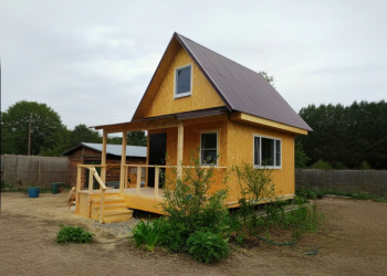 Каркасный дом 4х5 с мансардой - Дачное строительство | Окна, балконы, лоджии