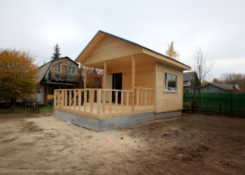 Каркасный дом 4х4.5 - Дачное строительство | Окна, балконы, лоджии