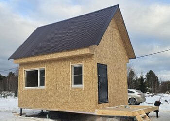 дом 4 на 6 метров. с мансардой 3 на 6 метров. билимбай снт 105 - Дачное строительство | Окна, балконы, лоджии