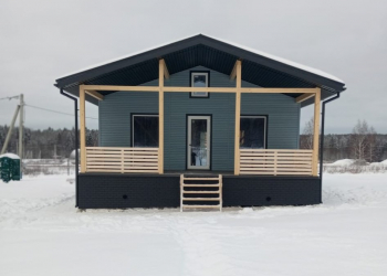 дом 8 на 8 метров из сип панелей. Домокомплект. - Дачное строительство | Окна, балконы, лоджии