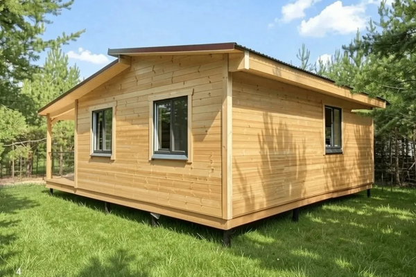 Каркасный дом 6х8 с верандой - Дачное строительство | Окна, балконы, лоджии