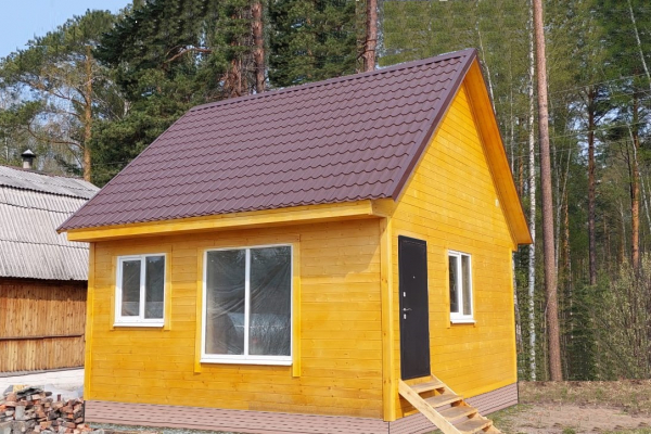 Каркасный дом 6х6 с мансардой 3.75х6 - Дачное строительство | Окна, балконы, лоджии