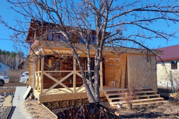 Пристрой каркасный 2.3 х 9 с верандой - Дачное строительство | Окна, балконы, лоджии