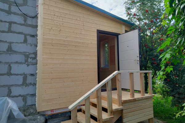 Пристрой каркасный 3 х 5 - Дачное строительство | Окна, балконы, лоджии